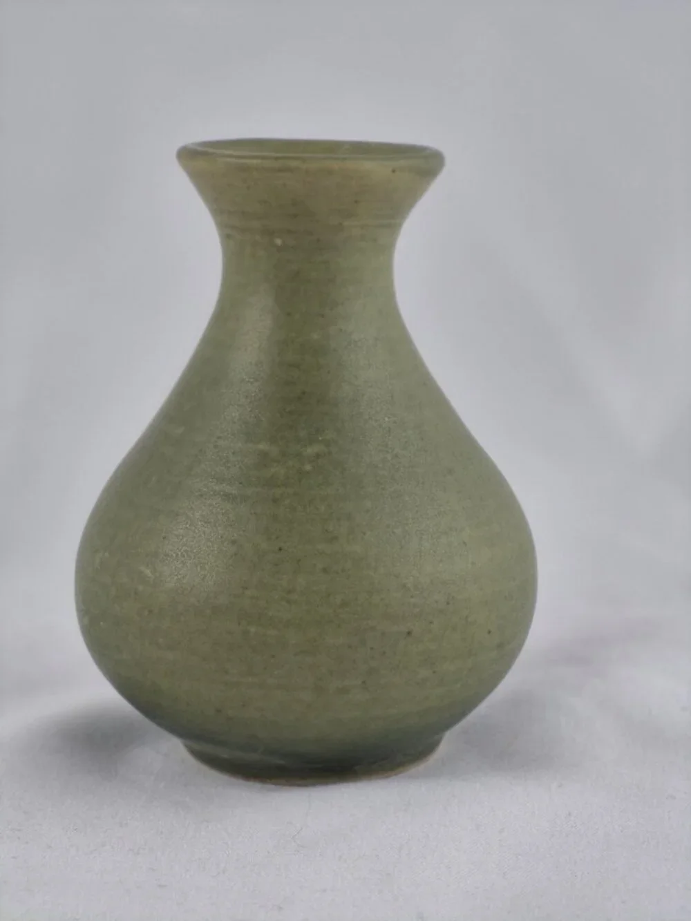 Handmade Vase with 3D Frog ceramic art
